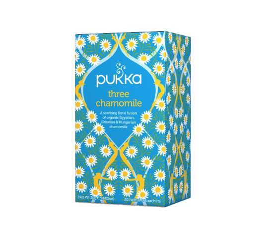 Pukka Three Chamomile organiczna herbatka rumiankowa 20 torebek
