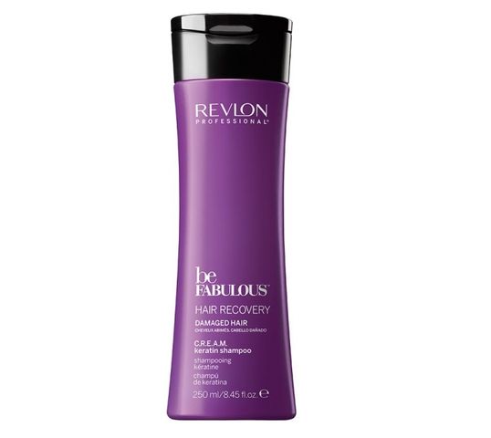 Revlon Professional Be Fabulous Hair Recovery Damaged Hair Keratin Shampoo szampon keratynowy do włosów suchych i zniszczonych 250ml