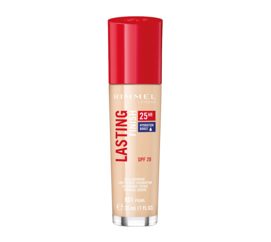 Rimmel Lasting Finish 25HR podkład do twarzy 001 Pearl (30 ml)