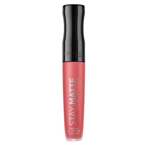 Rimmel Stay Matte Liquid Lip Colour matowa szminka w płynie 600 Coral Sass (5.5 ml)