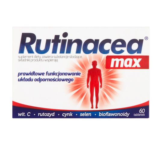 Rutinacea Max suplement diety wspierający układ odpornościowy 60 tabletek