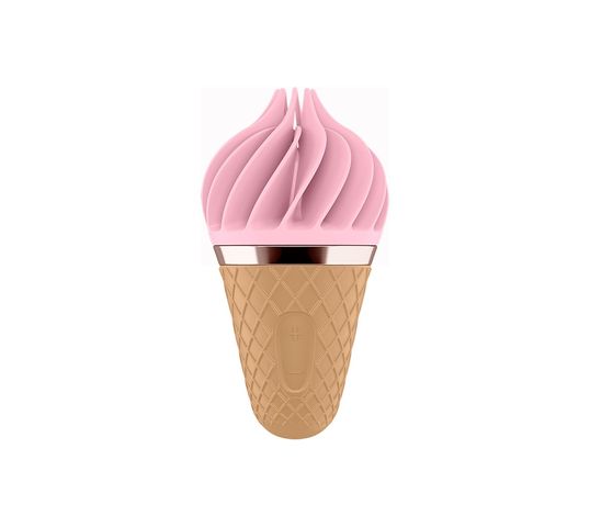 Satisfyer Sweet Treat Spinnator stymulator łechtaczki w kształcie lodowego rożka Różowy