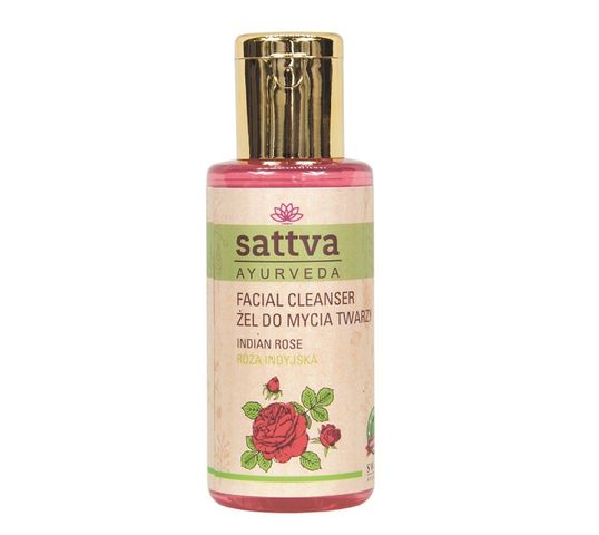 Sattva Facial Cleanser żel do mycia twarzy Indian Rose (100 ml)