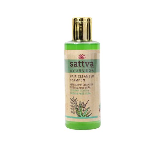 Sattva – Hair Cleanser szampon ziołowy Neem & Aloe Vera (210 ml)