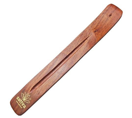 Sattva Natural Indian Incense podstawka do kadzidełka z naturalnego drewna
