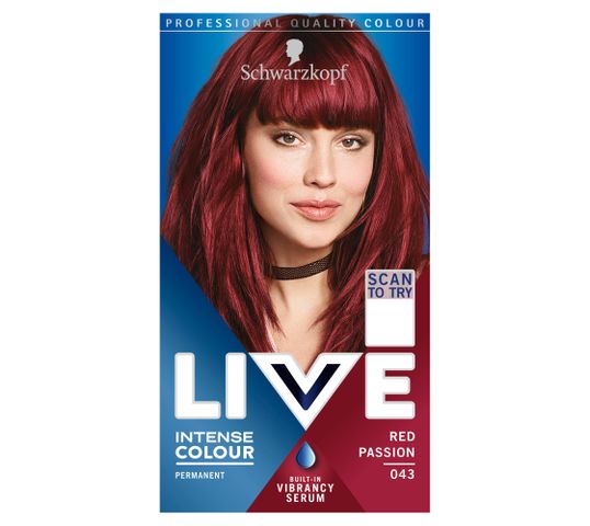 Schwarzkopf Live Intense Colour farba do włosów 043 Red Passion