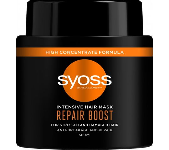 Syoss Intensive Hair Mask Repair Boost intensywnie regenerująca maska do włosów suchych i zniszczonych (500 ml)