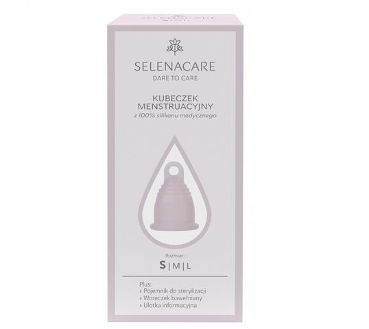 SELENACARE Premium kubeczek menstruacyjny z silikonu medycznego S