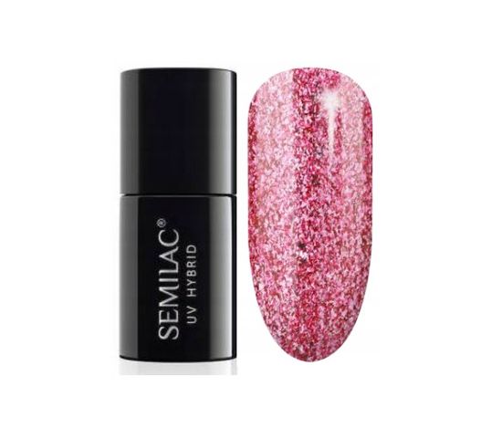 Semilac 296 Intense Pink Shimmer – lakier hybrydowy (7 ml)