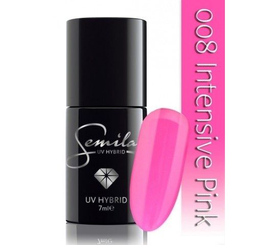 Semilac lakier hybrydowy 008 Intensive Pink 7 ml