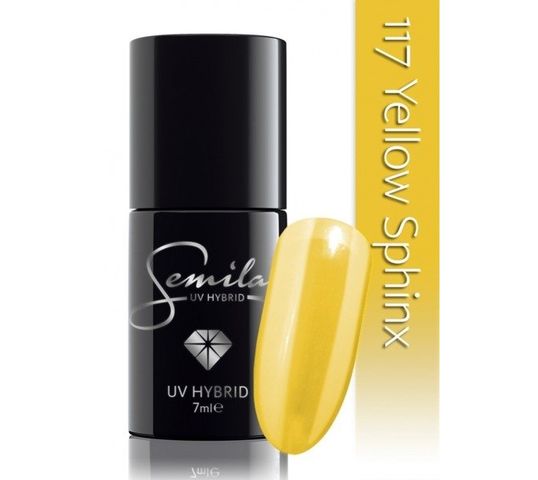 Semilac lakier hybrydowy 117 Yellow Sphinx 7 ml