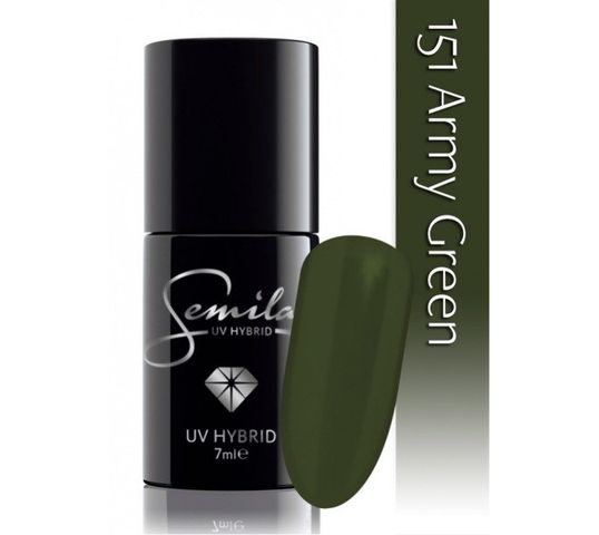Semilac lakier hybrydowy 151 Army Green 7 ml