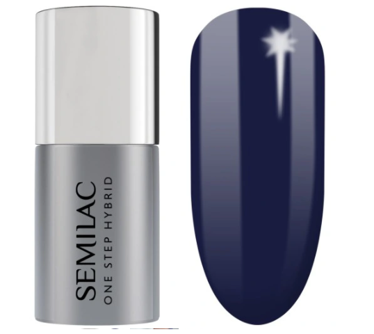 Semilac One Step lakier hybrydowy S890 Midnight Blue (5 ml)