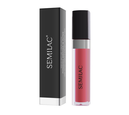Semilac Pomadka matowa w płynie 024 Vibrating Tomato (6.5 ml)