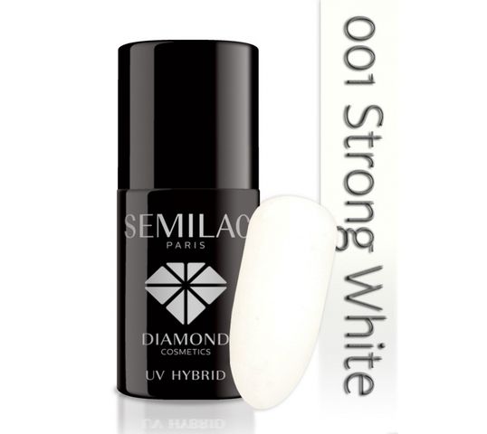 Semilac UV Hybrid lakier hybrydowy 001 Strong White 7ml
