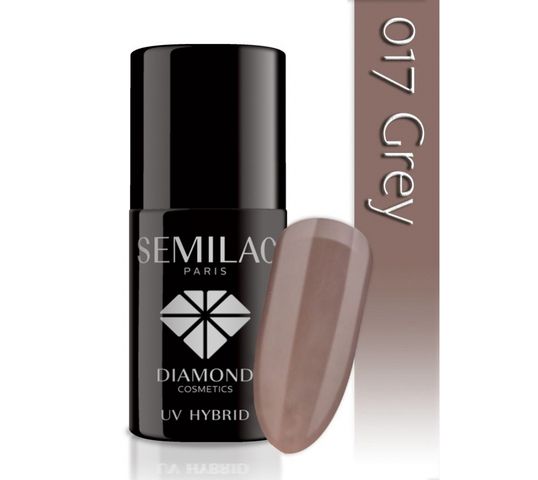 Semilac UV Hybrid lakier hybrydowy 017 Grey 7ml