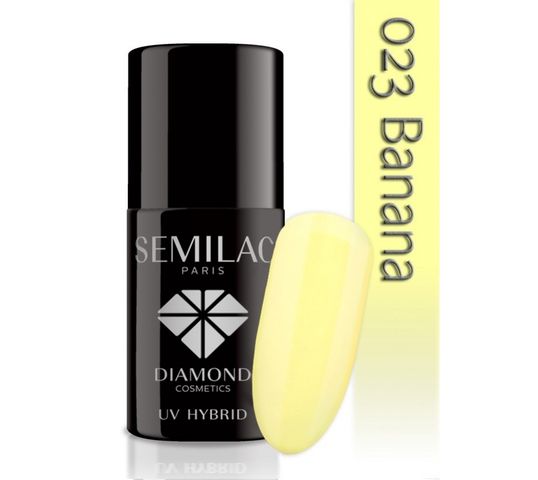 Semilac UV Hybrid lakier hybrydowy 023 Banana 7ml