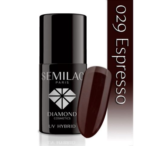 Semilac UV Hybrid lakier hybrydowy 029 Espresso 7ml