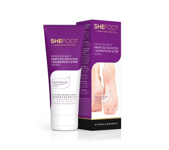 SheFoot Laboratories nawilżający krem do suchych i szorstkich stóp - hypoallergenic (75 ml)