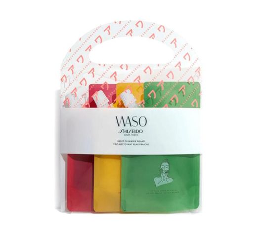 Shiseido Waso Reset Cleanser Squad produkty do oczyszczania twarzy 3x70ml