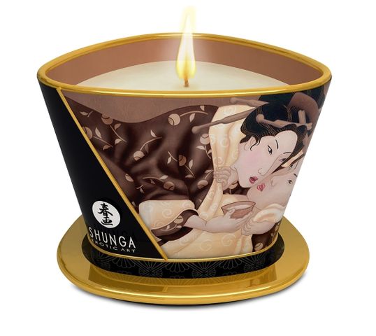 Shunga Massage Candle świeca do masażu Chocolate (170 ml)