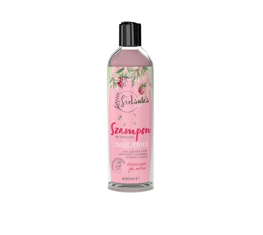 Sielanka Szampon do włosów zniszczonych Malina (400 ml)
