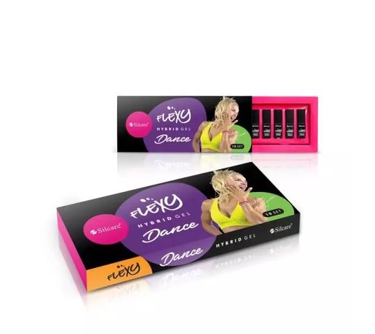 Silcare Flexy Dance Hybrid Gel zestaw lakierów hybrydowych (10 x 4.5 g)