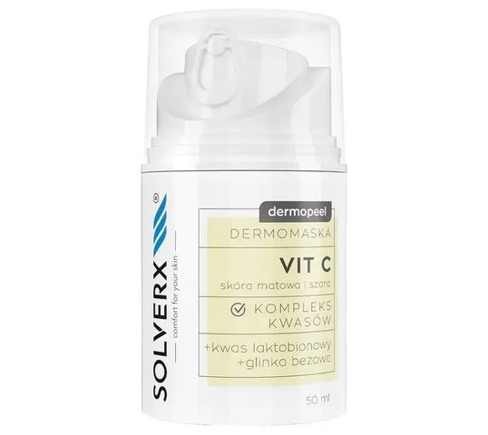 SOLVERX Dermopeel dermomaska do skóry matowej 50ml