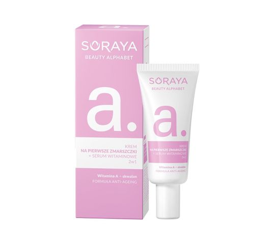 Soraya Beauty Alphabet Wit.A krem na pierwsze zmarszczki + serum witaminowe 2w1 (30 ml)