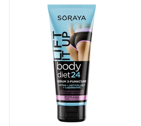 Soraya Body Diet 24 serum do ciała 3-funkcyjne ujędrniające liftingujące antycellulitowe (200 ml)