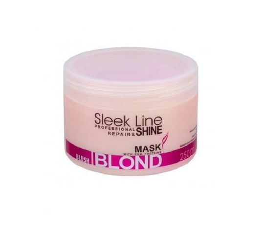 Stapiz Sleek Line Blush Blond Mask maska do włosów blond z jedwabiem 250ml
