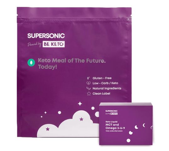 Supersonic BeKeto keto posiłek do shakera Belgijska Czekolada 750g