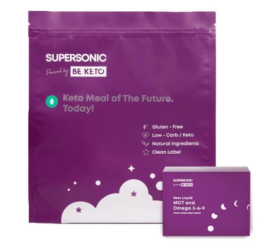Supersonic BeKeto keto posiłek do shakera Waniliowy 750g