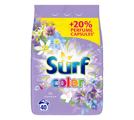 Surf Color Iris & Spring Rose proszek do prania do koloru 2,6kg