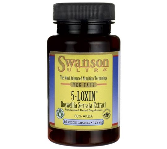 Swanson 5 Loxin Boswellia Serrata Extract 125mg suplement diety 60 kapsułek