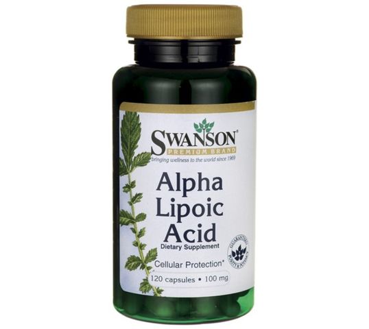 Swanson ALA Kwas Alfa Liponowy 100mg suplement diety 120 kapsułek