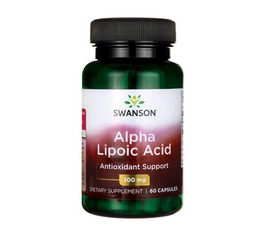 Swanson ALA Kwas Alfa Liponowy 300mg suplement diety 60 kapsułek