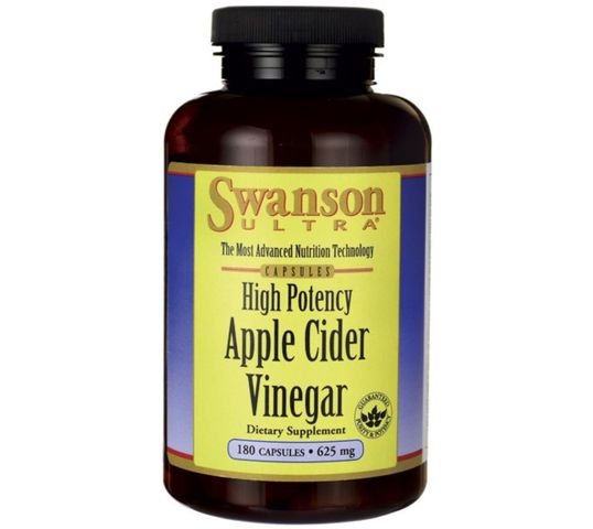 Swanson Apple Cider Vinegar 625mg suplement diety 180 kapsułek