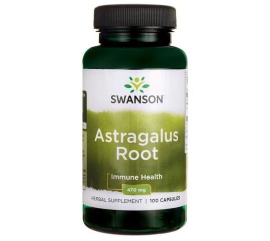 Swanson Astragalus Root 470mg suplement diety 100 kapsułek