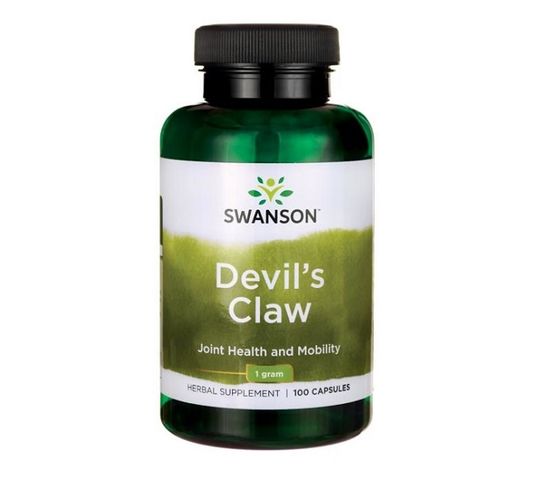 Swanson Devil's Claw diabelski pazur 500mg suplement diety 100 kapsułek