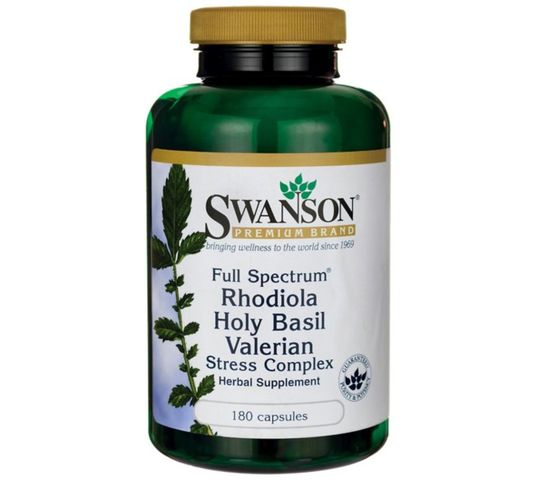 Swanson FS Stress Complex suplement diety 180 kapsułek