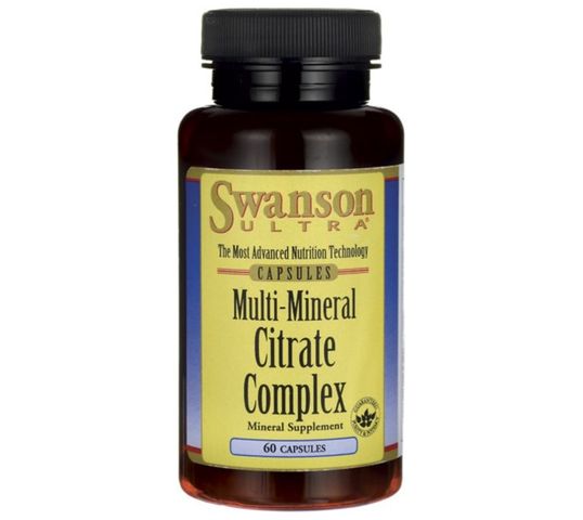 Swanson Multi-Mineral Citrate Complex suplement diety 60 kapsułek