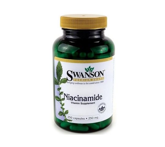 Swanson Niacyna 250mg suplement diety 250 kapsułek