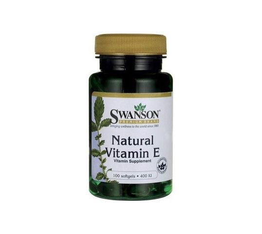 Swanson Witamina E Naturalna 400IU suplement diety 100 kapsułek