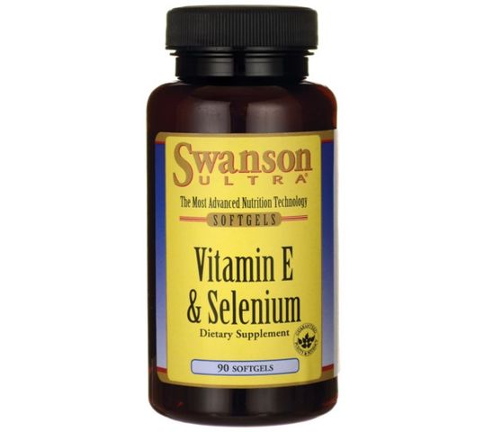 Swanson Witamina E + Selen suplement diety 90 kapsułek