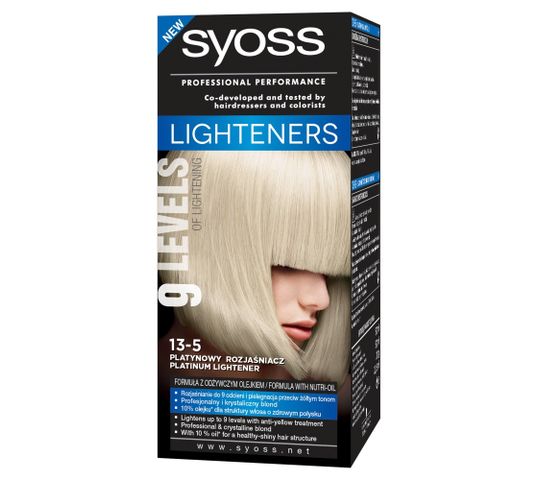 Syoss farba do każdego typu włosów 13-5 platynowy rozjaśniacz 50 ml
