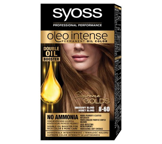 Syoss farba do włosów Oleo 8-60 miodowy blond 1 op.