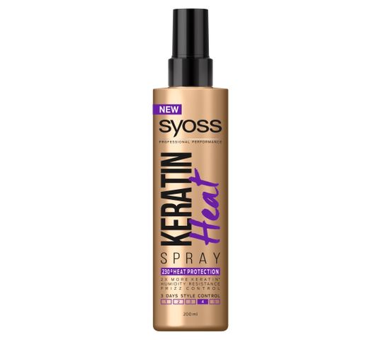Syoss Keratin spray do włosów termoochronny 200 ml