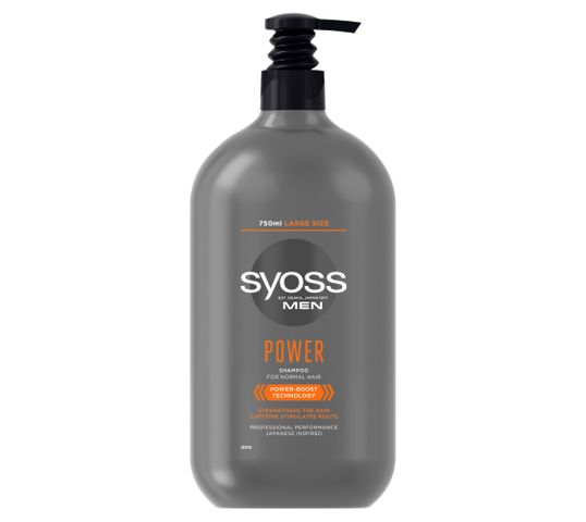 Syoss Men Power Shampoo szampon do włosów normalnych dla mężczyzn 750ml