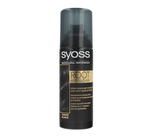 Syoss Root Retoucher Spray maskujący odrosty - Czerń 120 ml